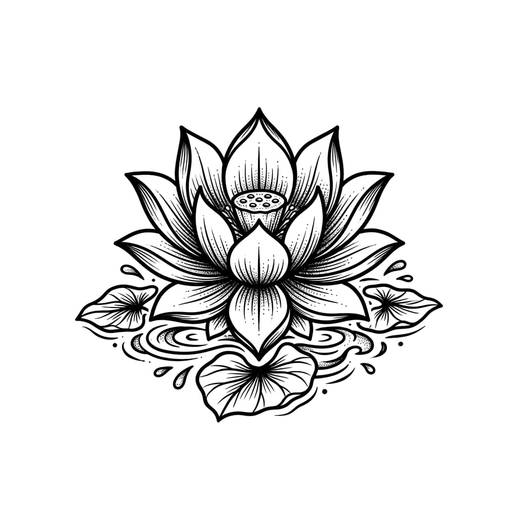 Lotus Tattoos tattoo design idea 4