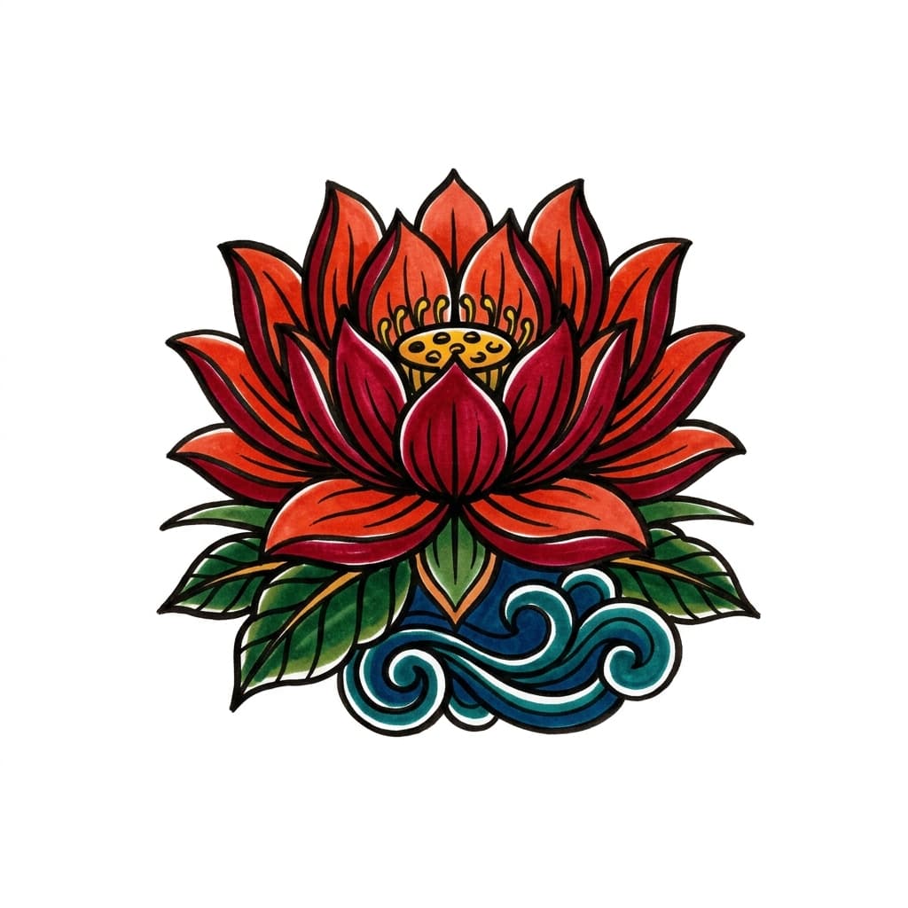 Lotus Tattoos tattoo design idea 9