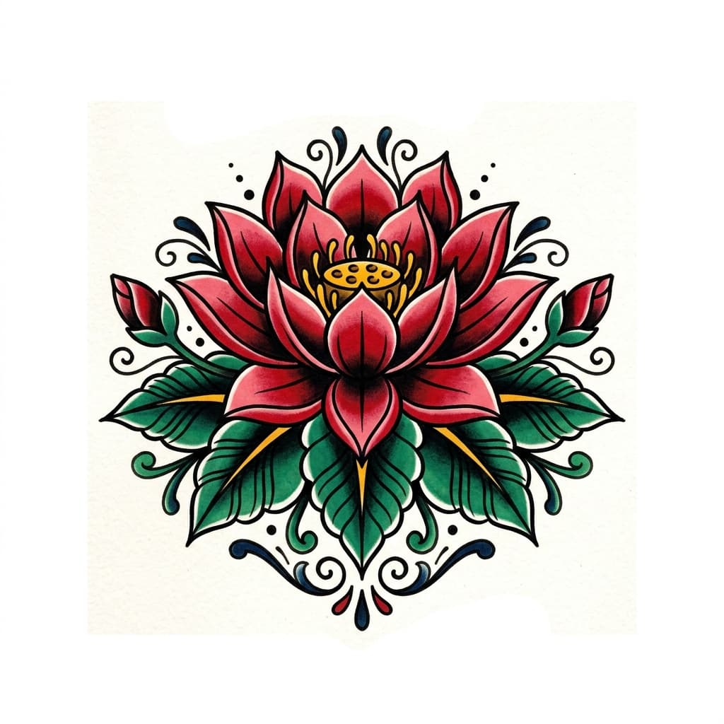 Lotus Tattoos tattoo design idea 10