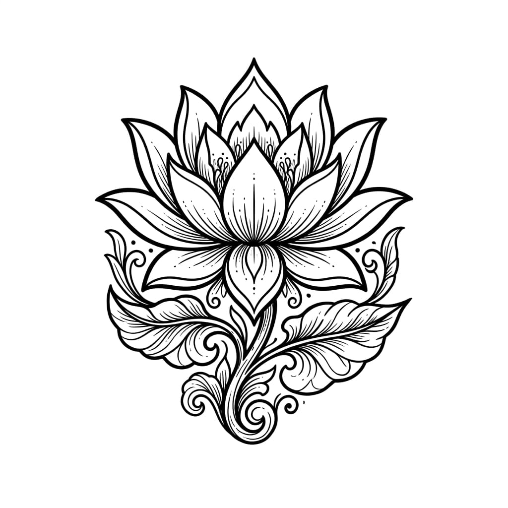 Lotus Tattoos tattoo design idea 19