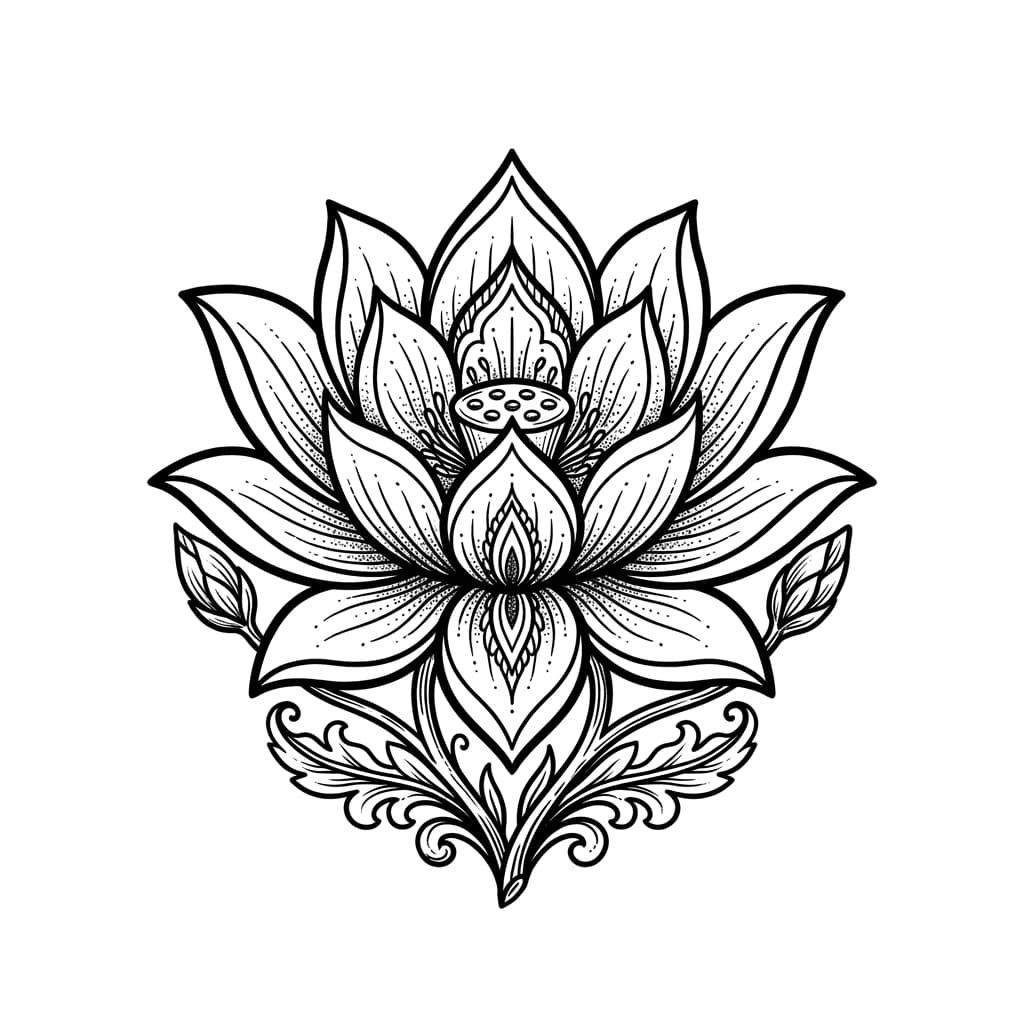 Lotus Tattoos tattoo design idea 20