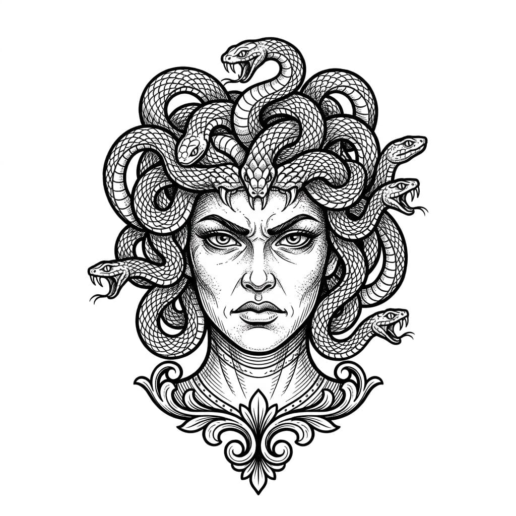 Medusa Tattoos tattoo design idea 2