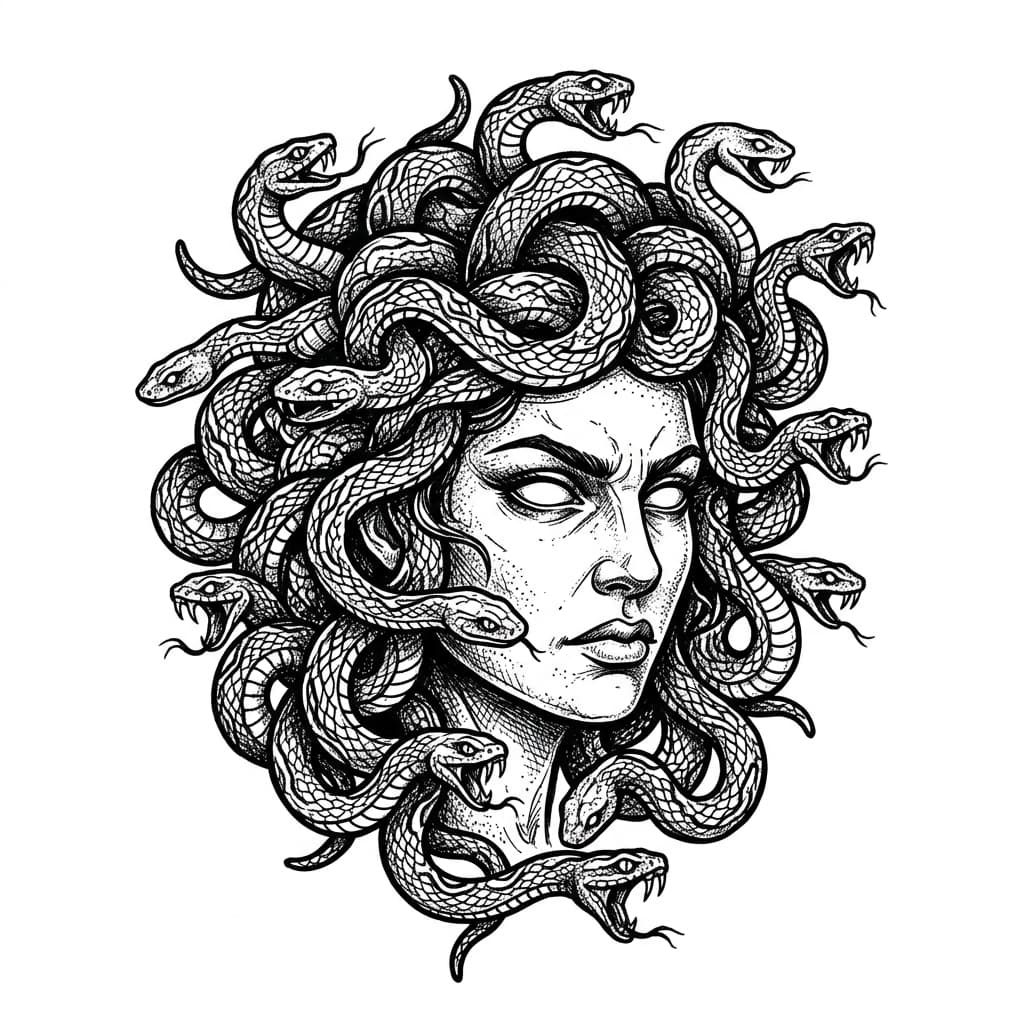 Medusa Tattoos tattoo design idea 3