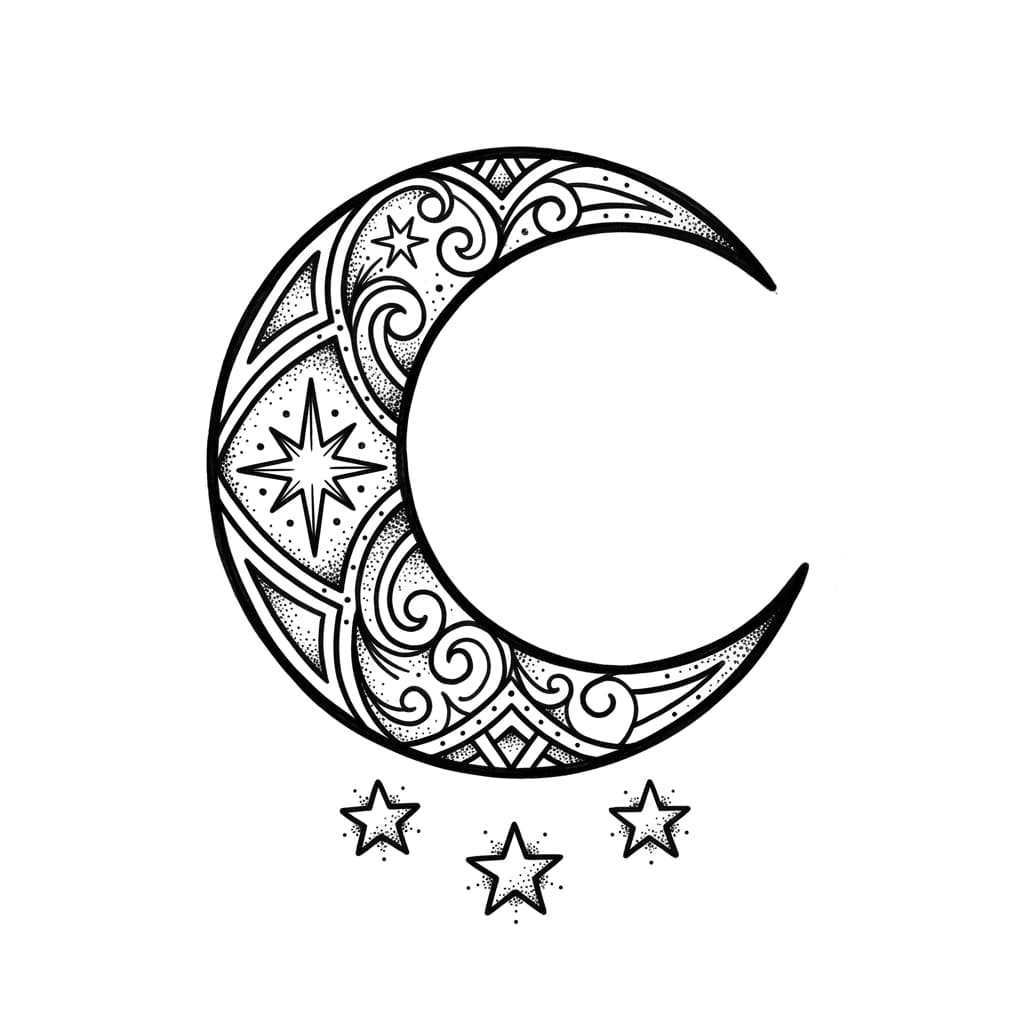 Moon Tattoos tattoo design idea 4