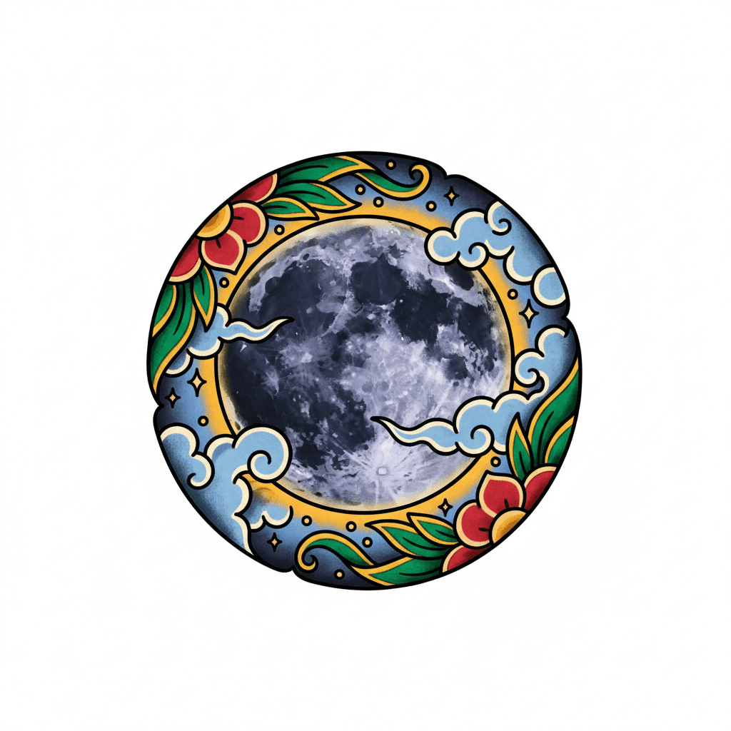 Moon Tattoos tattoo design idea 23
