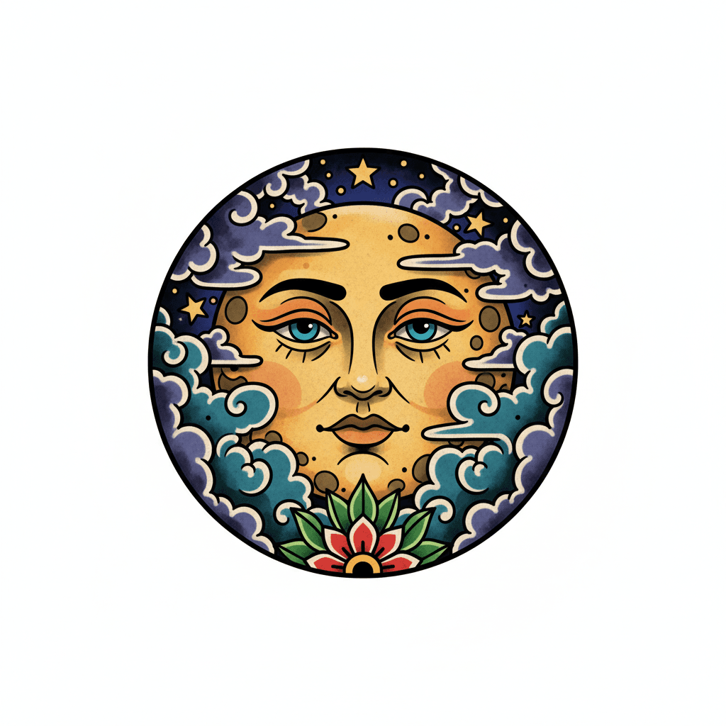 Moon Tattoos tattoo design idea 24