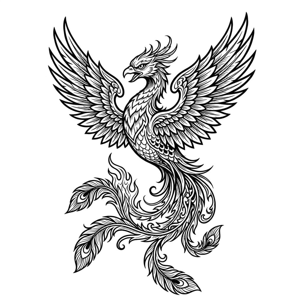 Phoenix Tattoos tattoo design idea 3