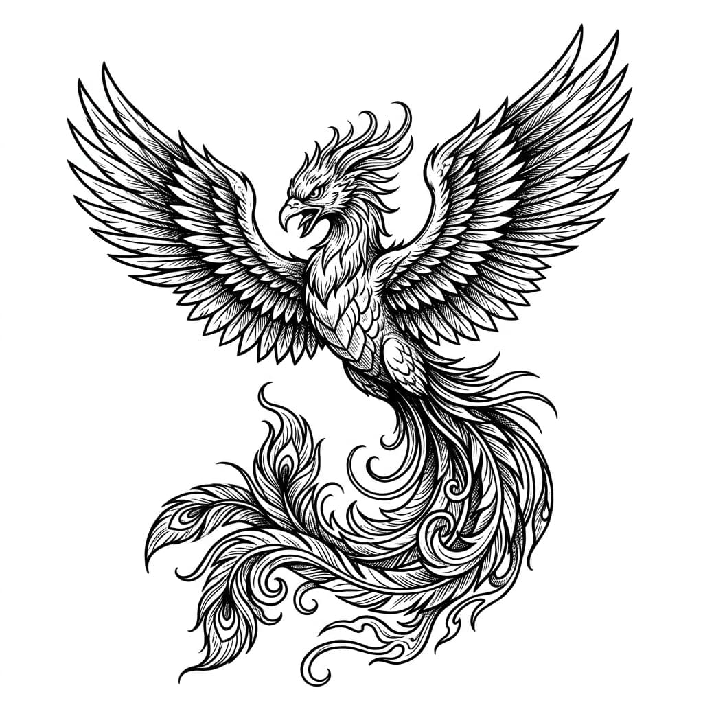 Phoenix Tattoos tattoo design idea 4
