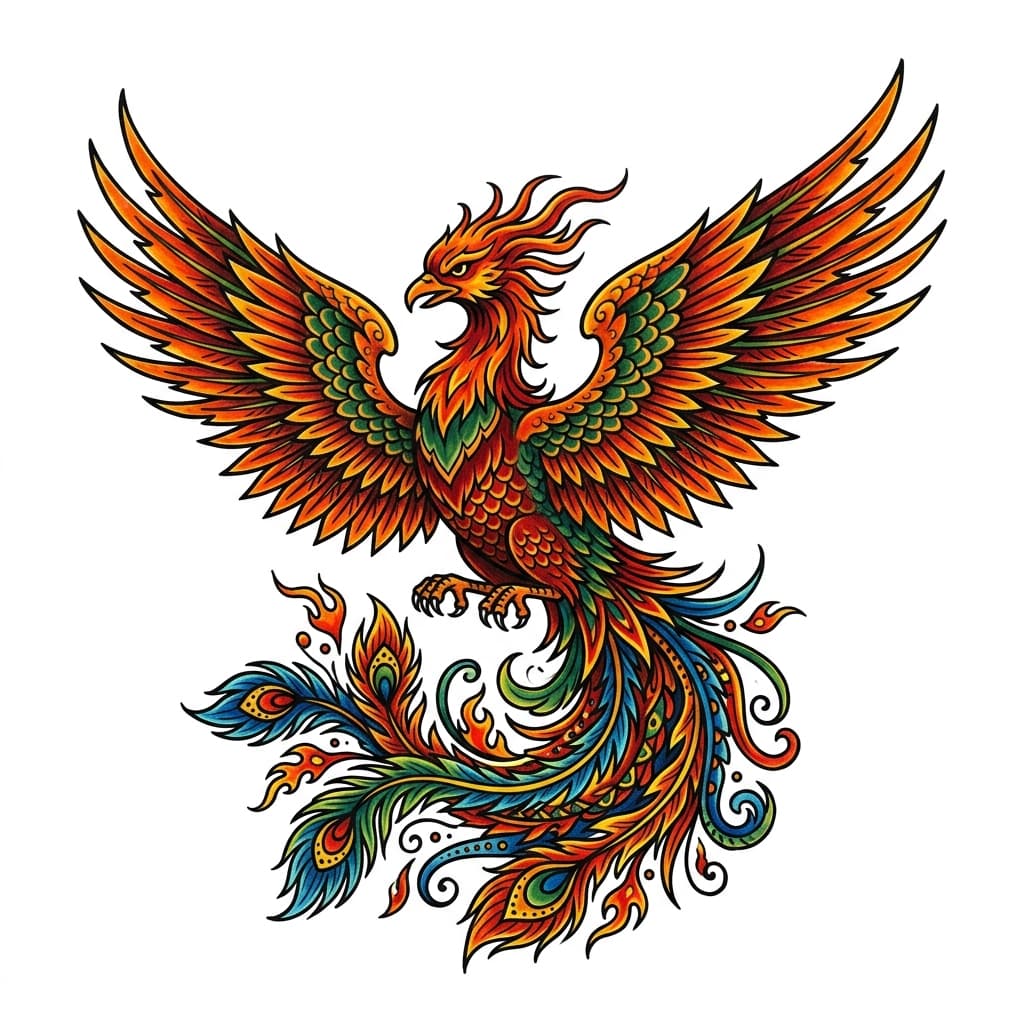 Phoenix Tattoos tattoo design idea 10