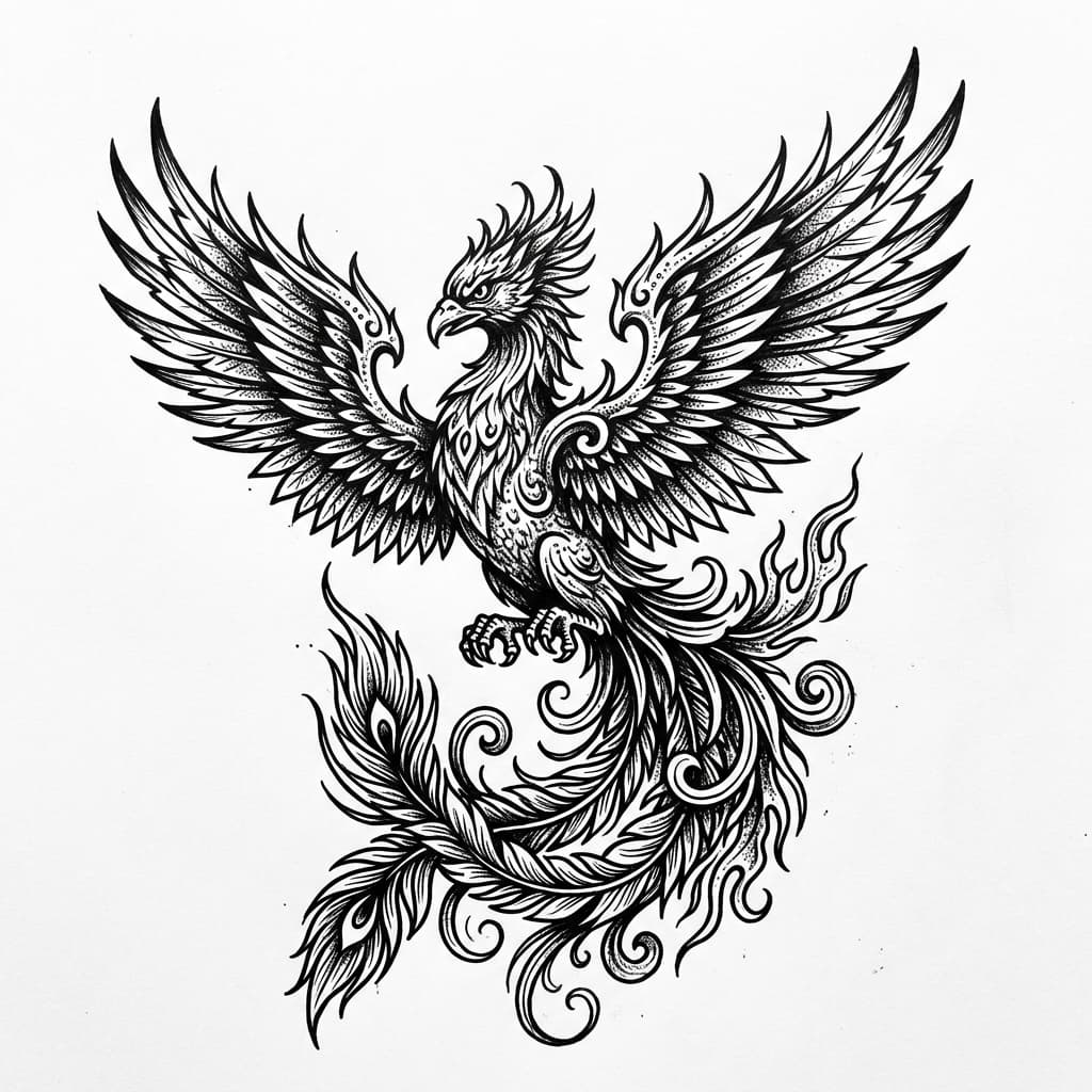 Phoenix Tattoos tattoo design idea 19