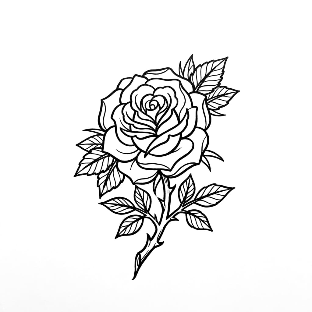 Rose Tattoos tattoo design idea 4