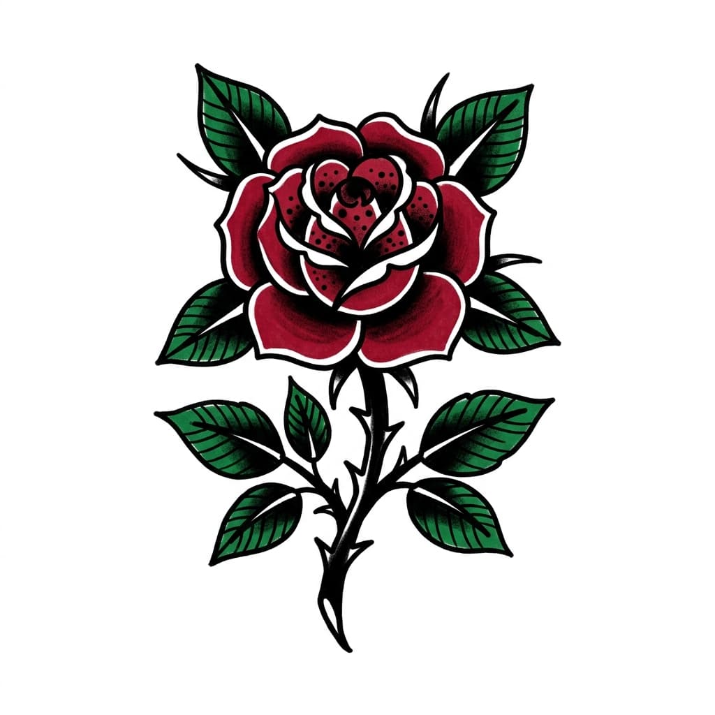 Rose Tattoos tattoo design idea 9