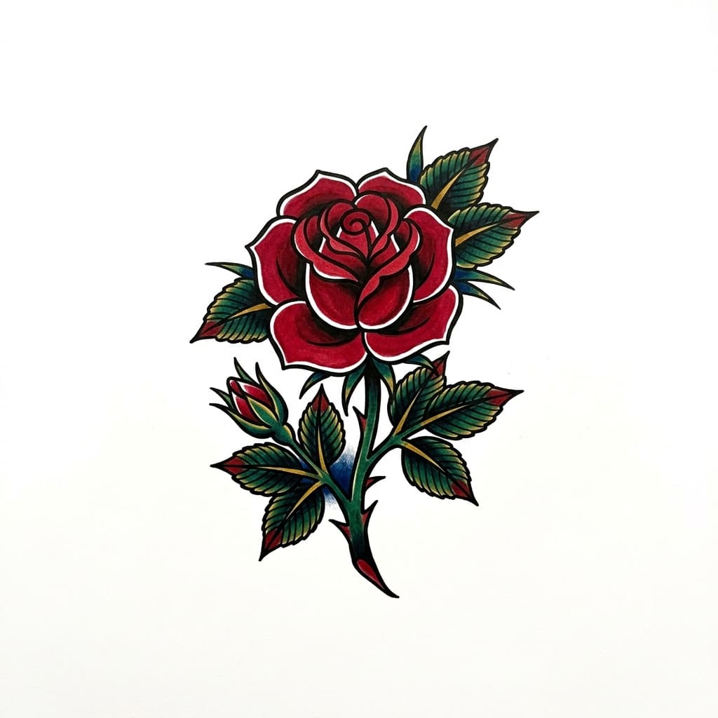 Rose Tattoos tattoo design idea 11