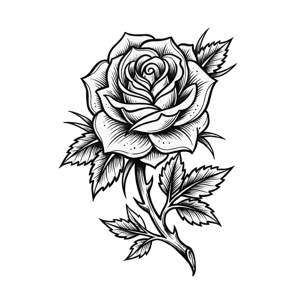 Rose Tattoos tattoo design idea 12