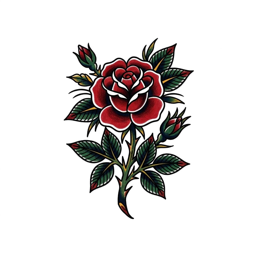 Rose Tattoos tattoo design idea 13