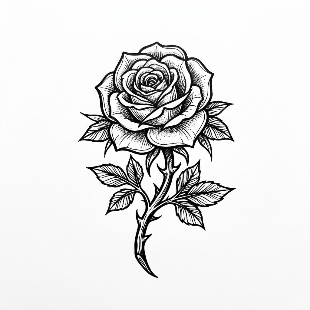 Rose Tattoos tattoo design idea 18