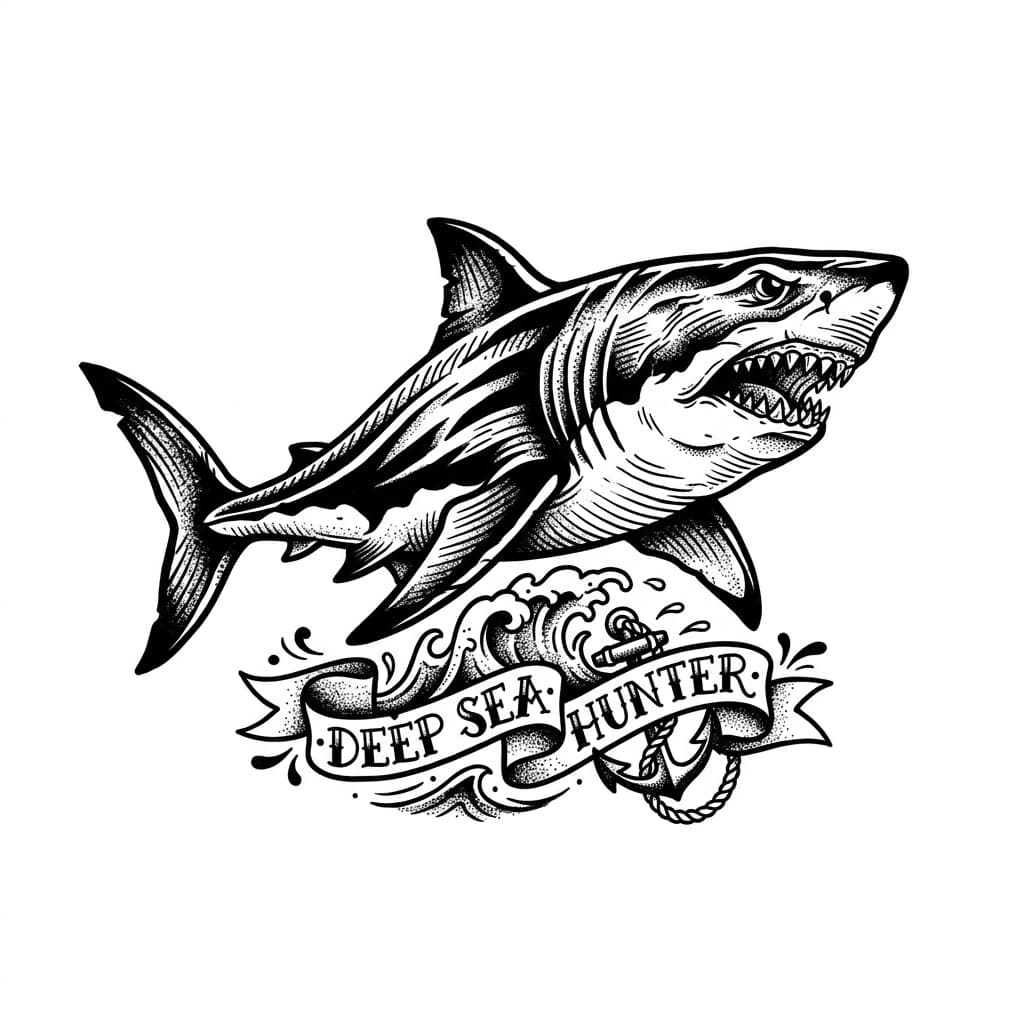 Shark Tattoos tattoo design idea 3