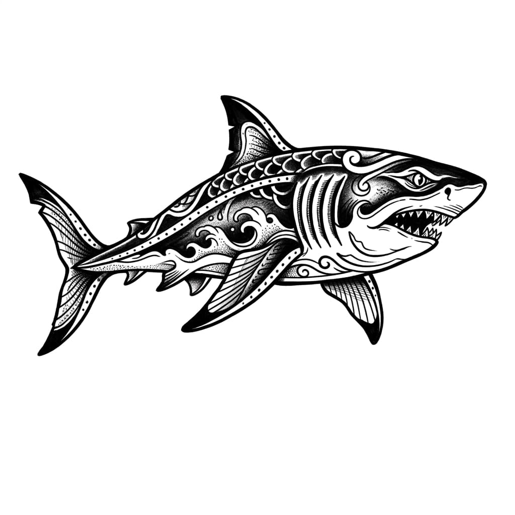 Shark Tattoos tattoo design idea 4