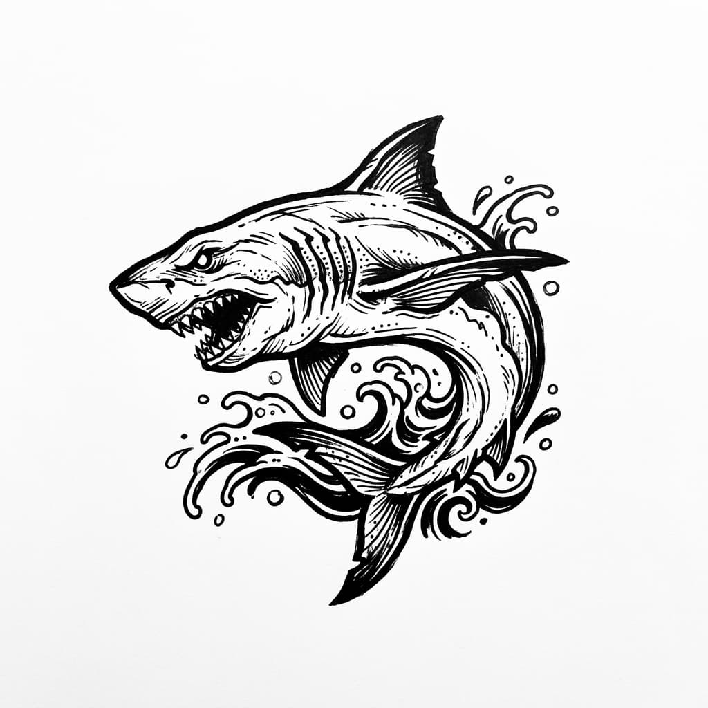 Shark Tattoos tattoo design idea 5