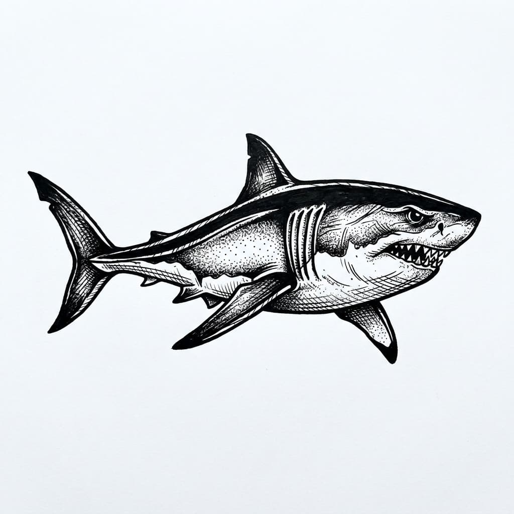 Shark Tattoos tattoo design idea 8