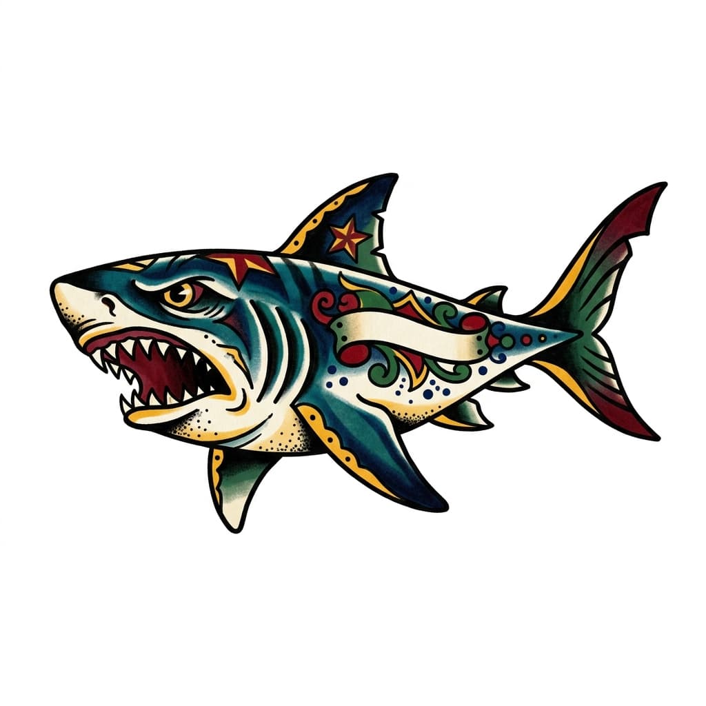 Shark Tattoos tattoo design idea 13