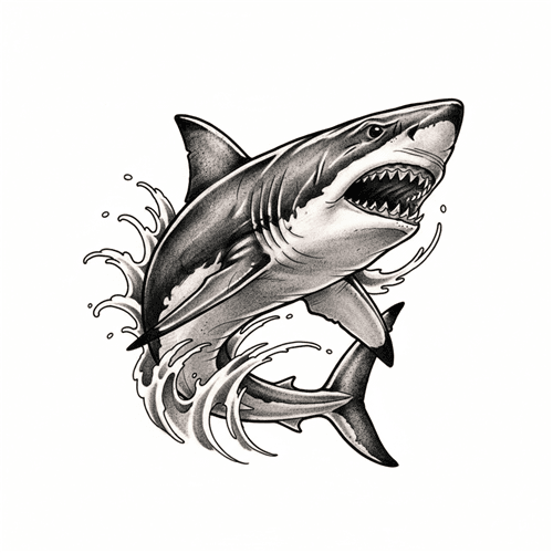 Shark Tattoos tattoo design idea 21