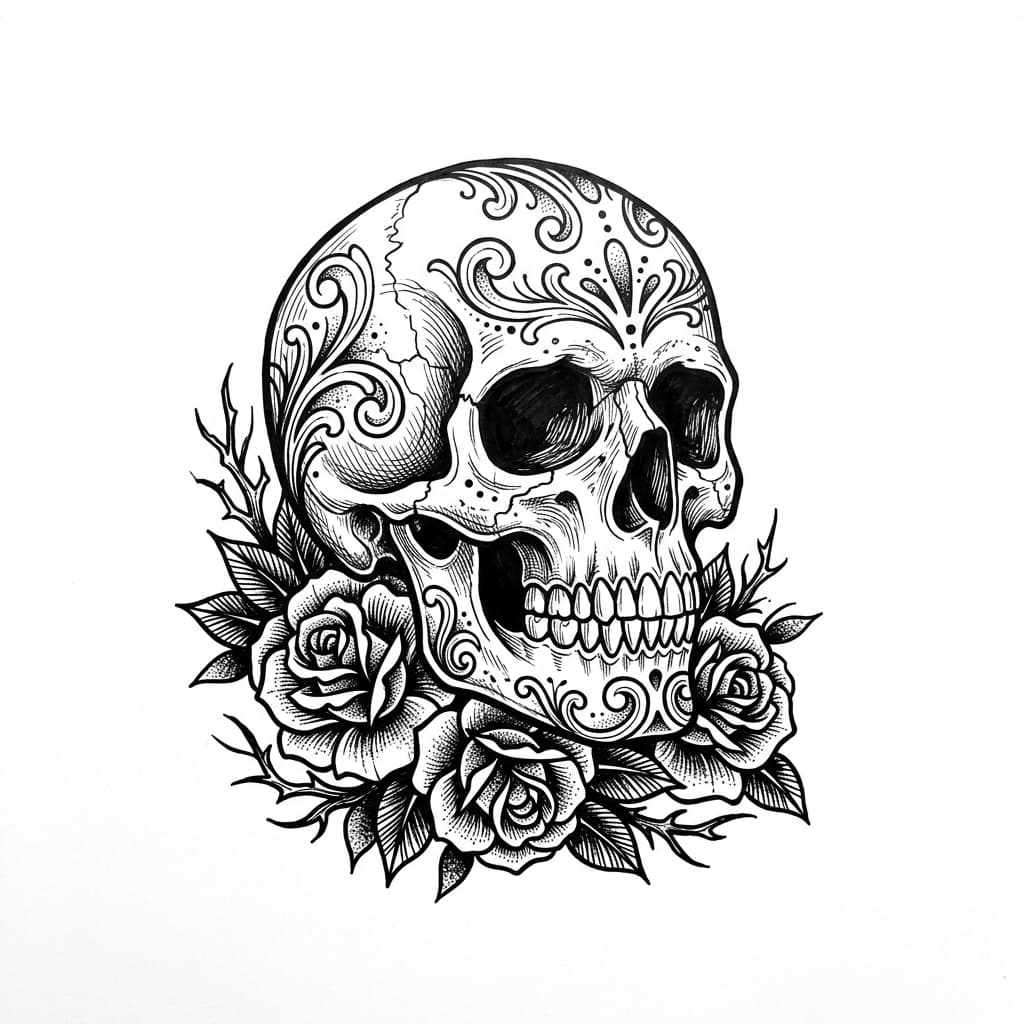 Skull Tattoos tattoo design idea 3