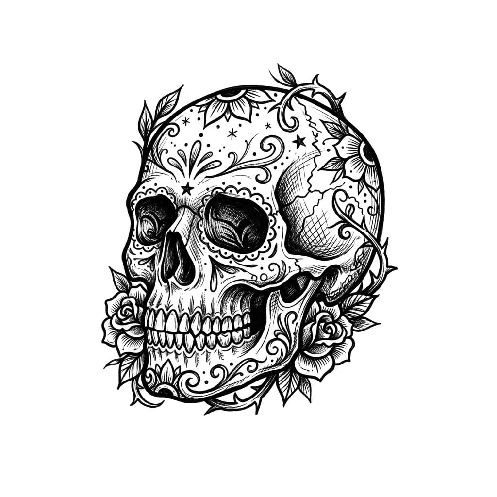 Skull Tattoos tattoo design idea 4