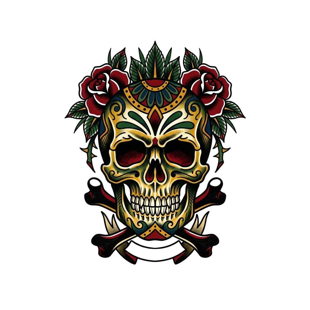 Skull Tattoos tattoo design idea 9