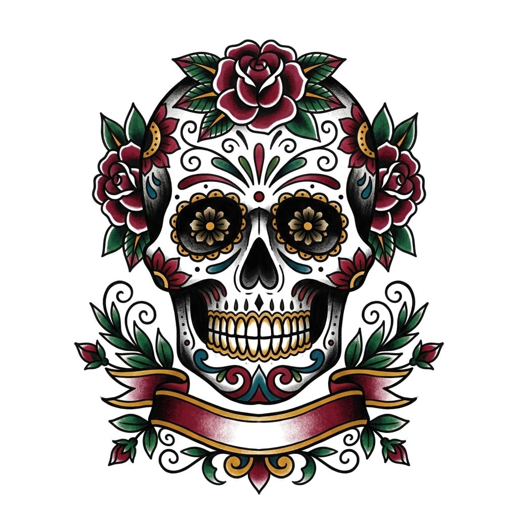 Skull Tattoos tattoo design idea 10