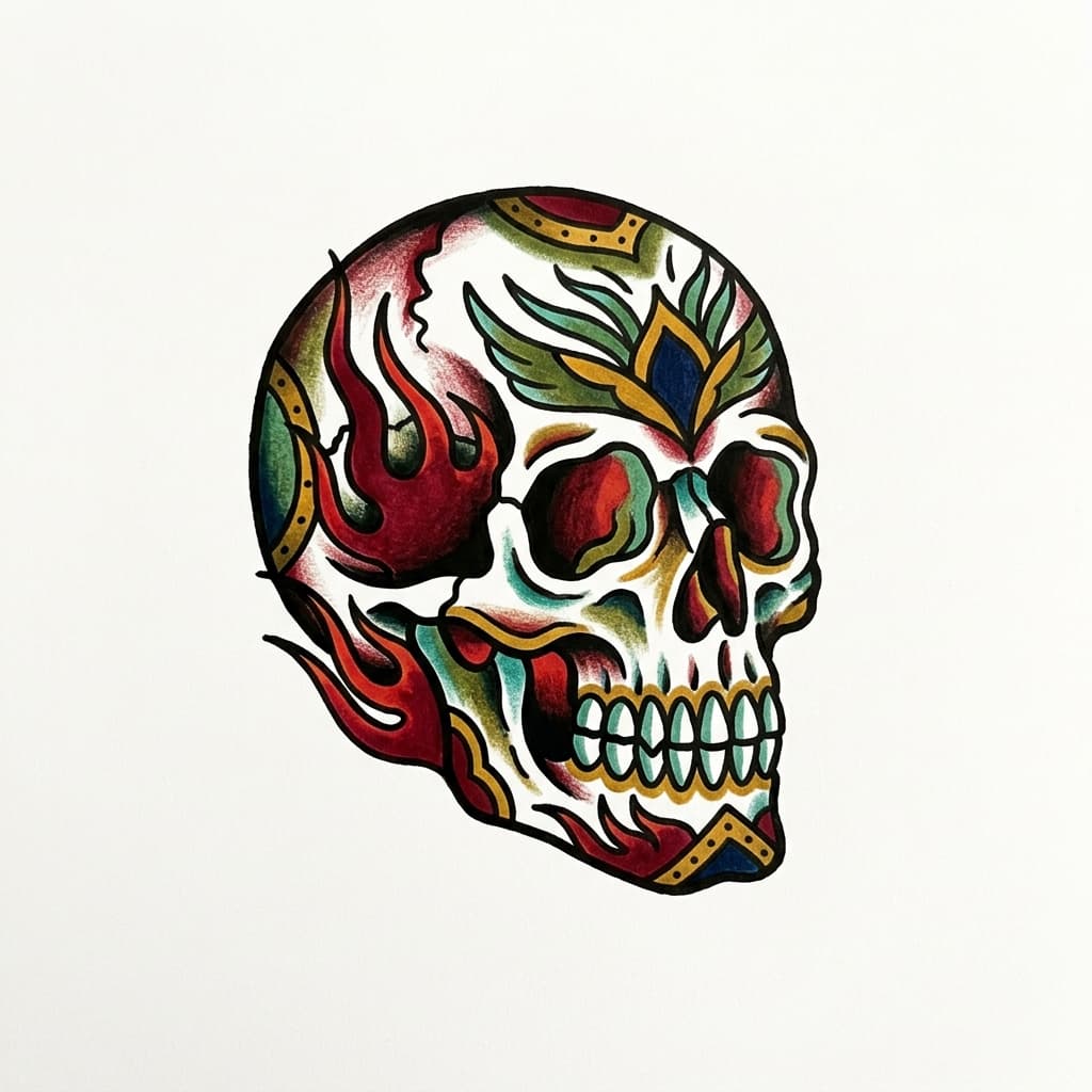 Skull Tattoos tattoo design idea 11