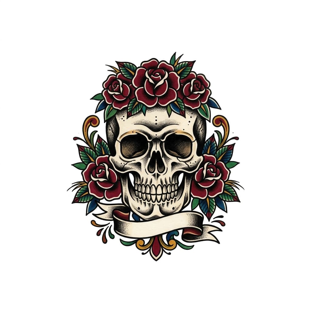 Skull Tattoos tattoo design idea 13