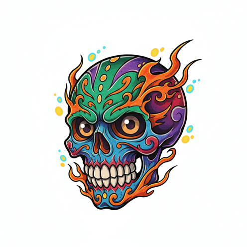 Skull Tattoos tattoo design idea 22