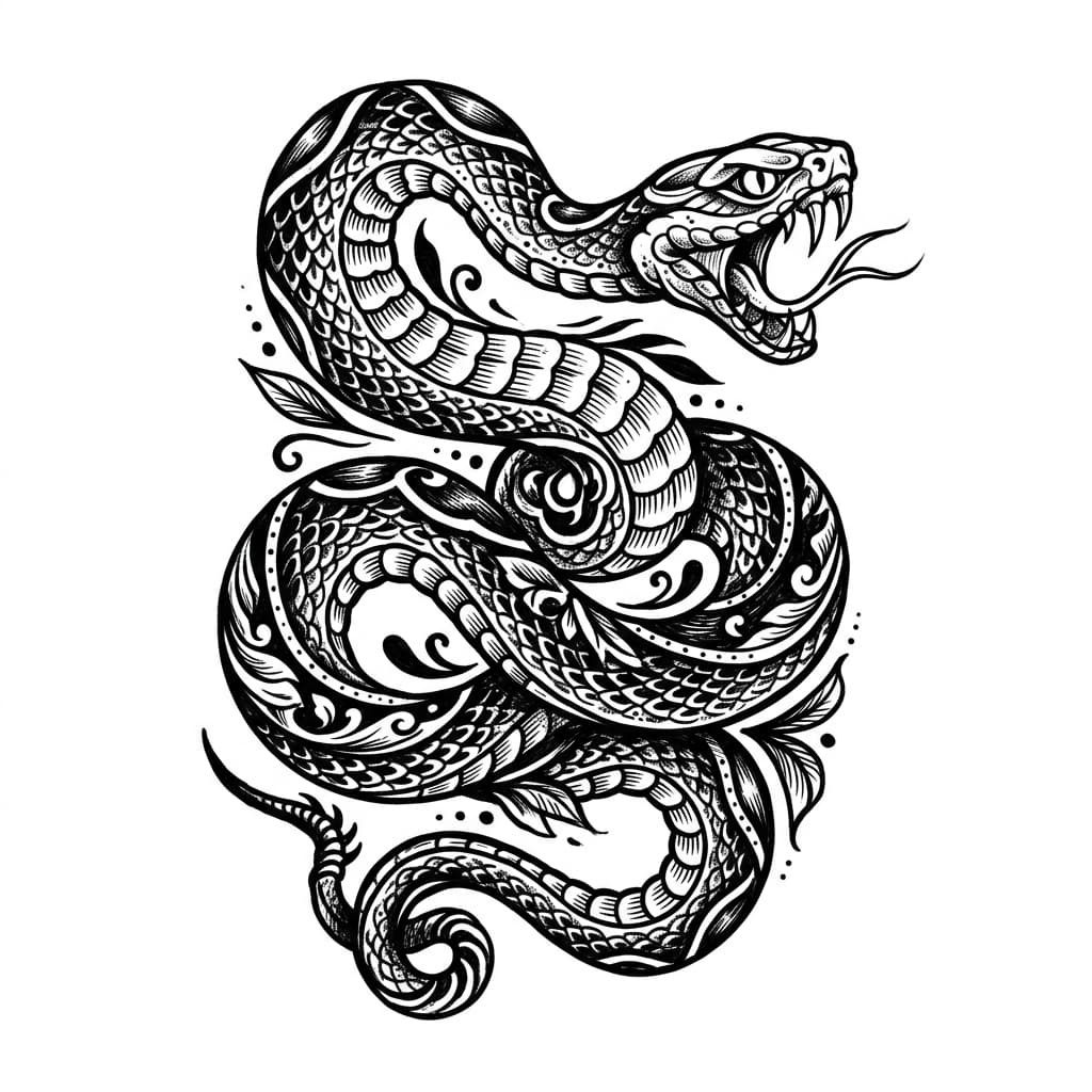 Snake Tattoos tattoo design idea 2