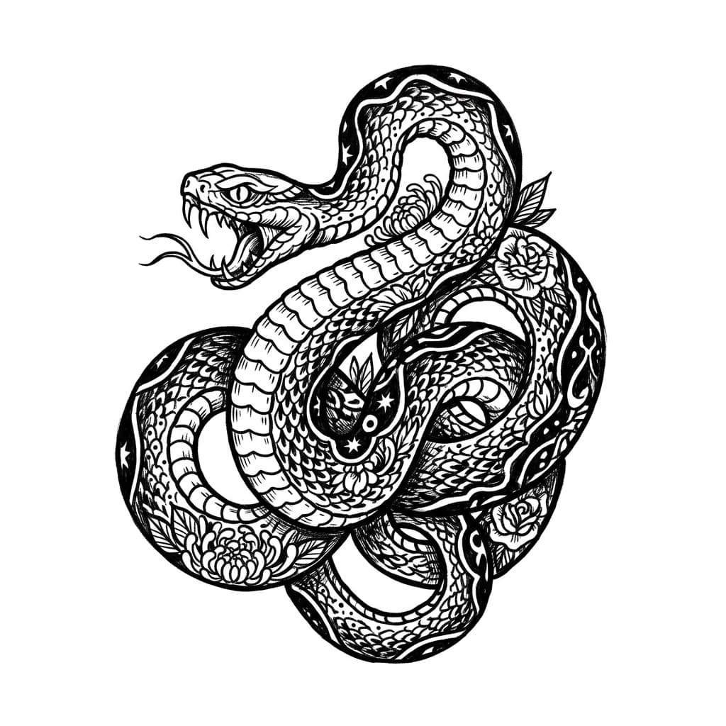 Snake Tattoos tattoo design idea 3