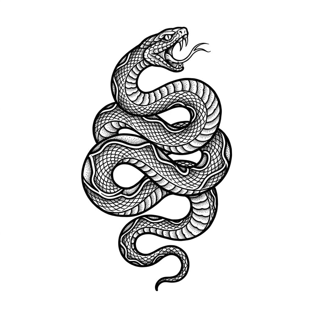 Snake Tattoos tattoo design idea 8
