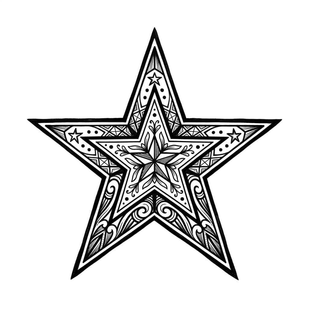 Star Tattoos tattoo design idea 2