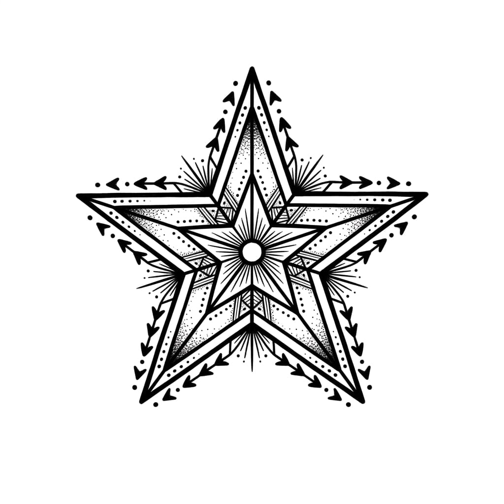 Star Tattoos tattoo design idea 3