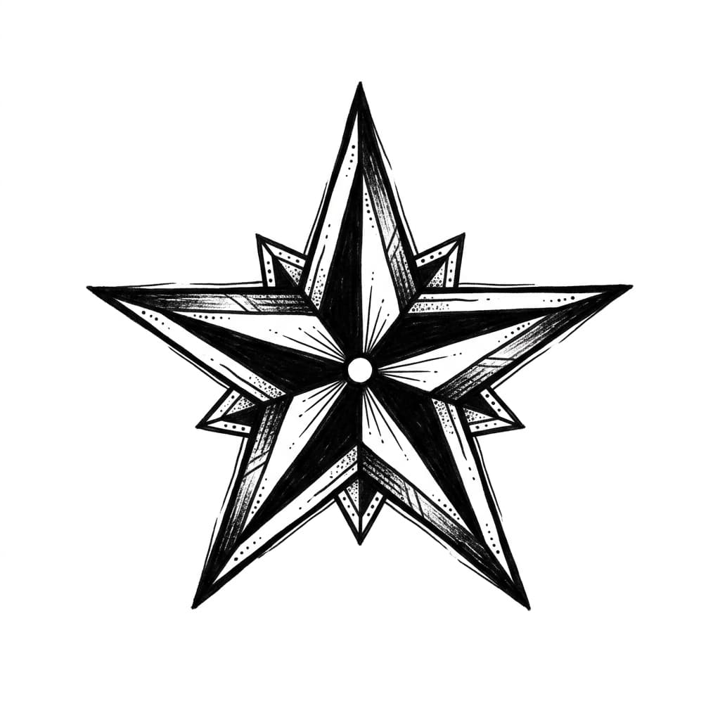 Star Tattoos tattoo design idea 4