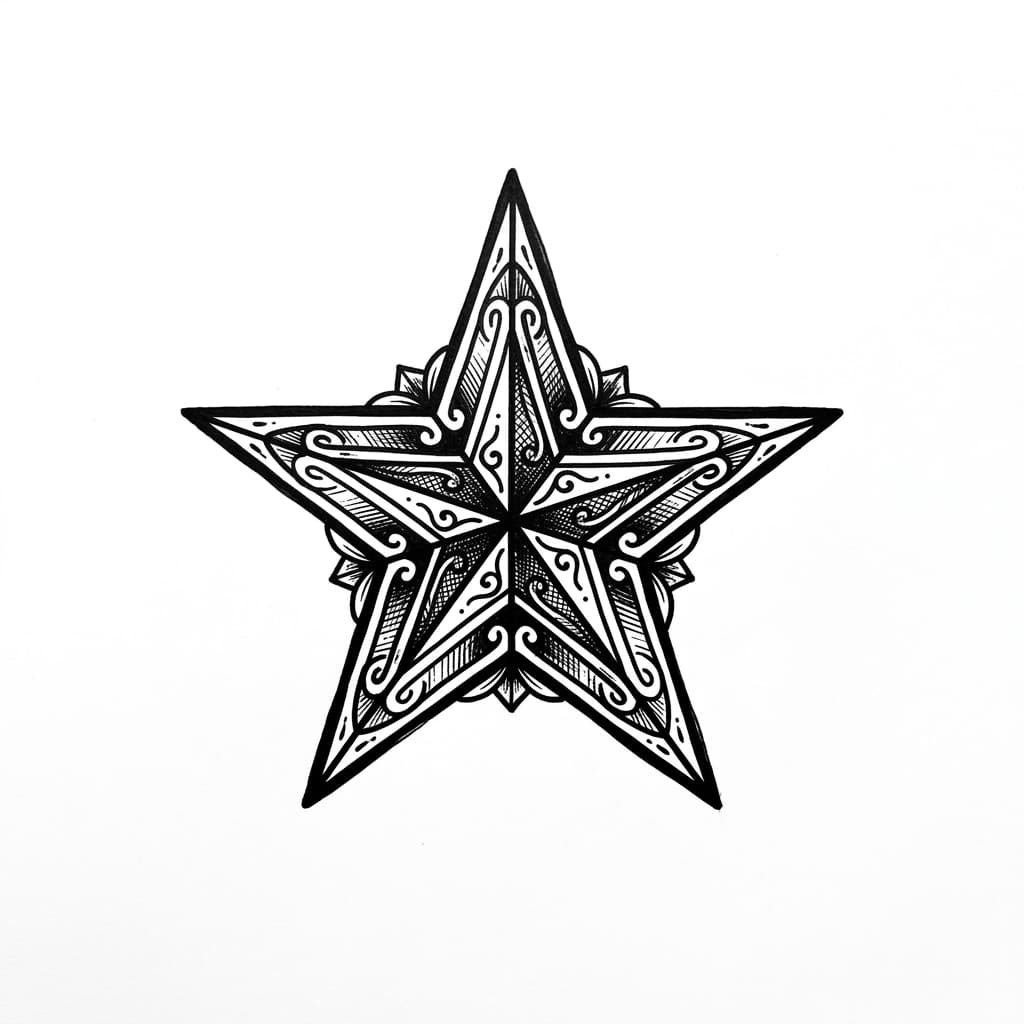 Star Tattoos tattoo design idea 5