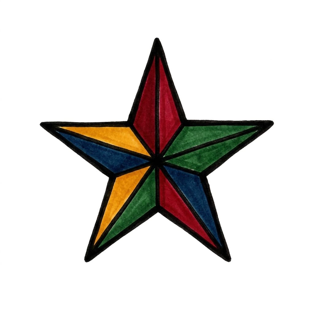 Star Tattoos tattoo design idea 11