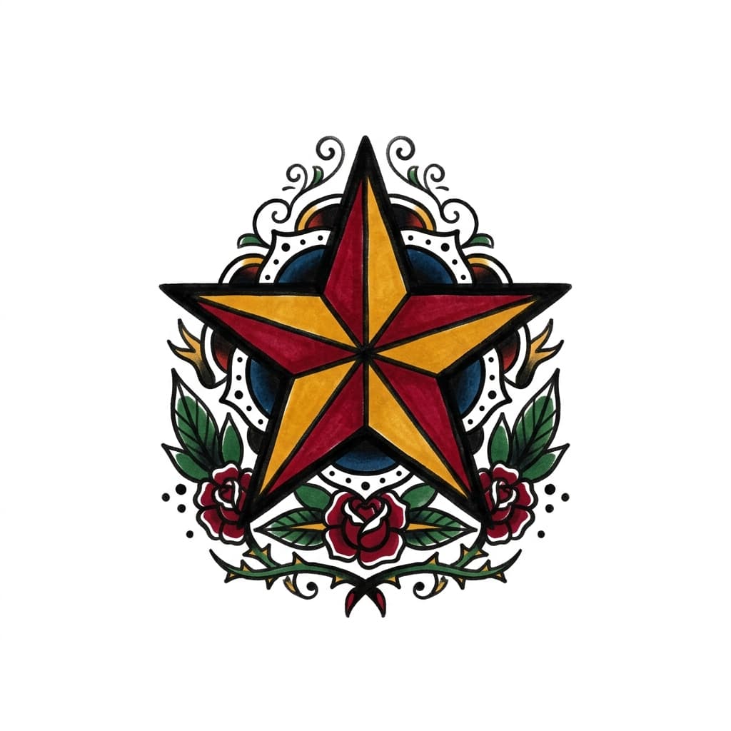 Star Tattoos tattoo design idea 13