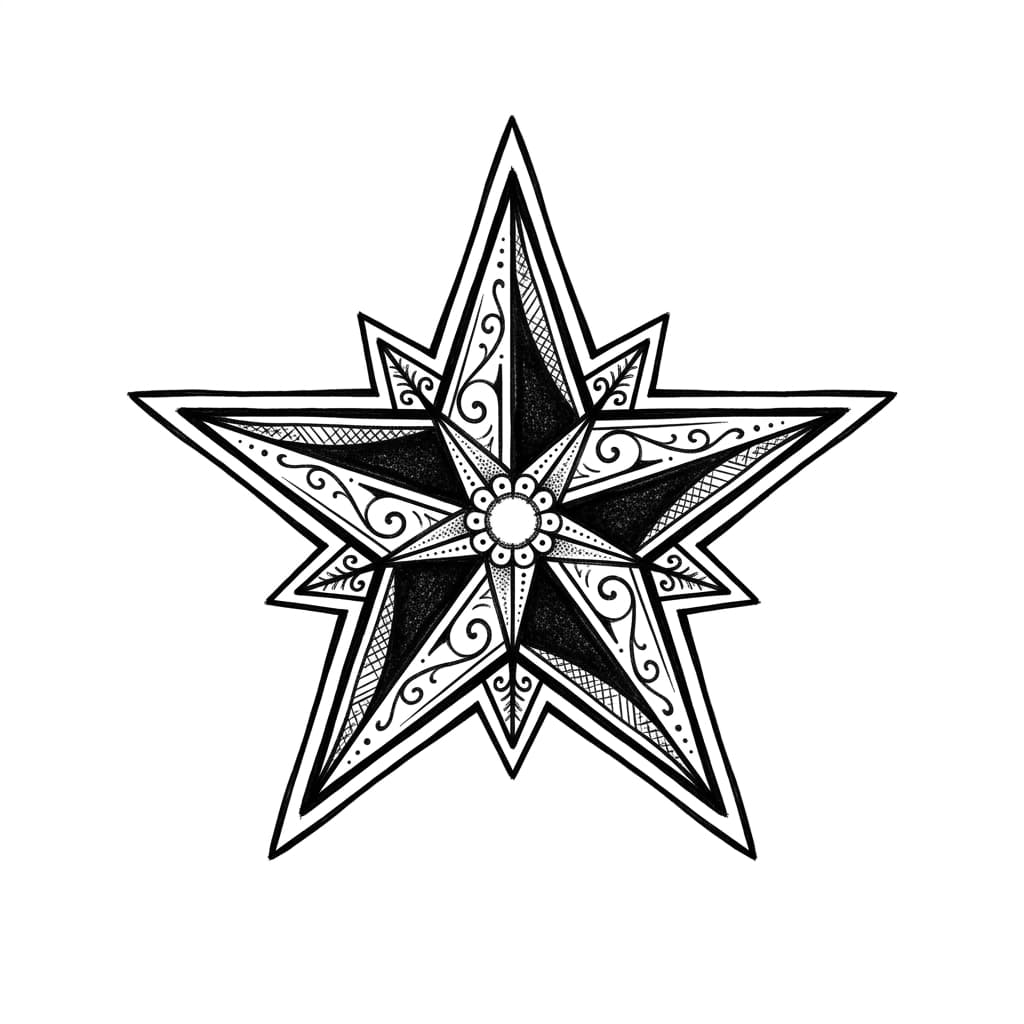Star Tattoos tattoo design idea 14