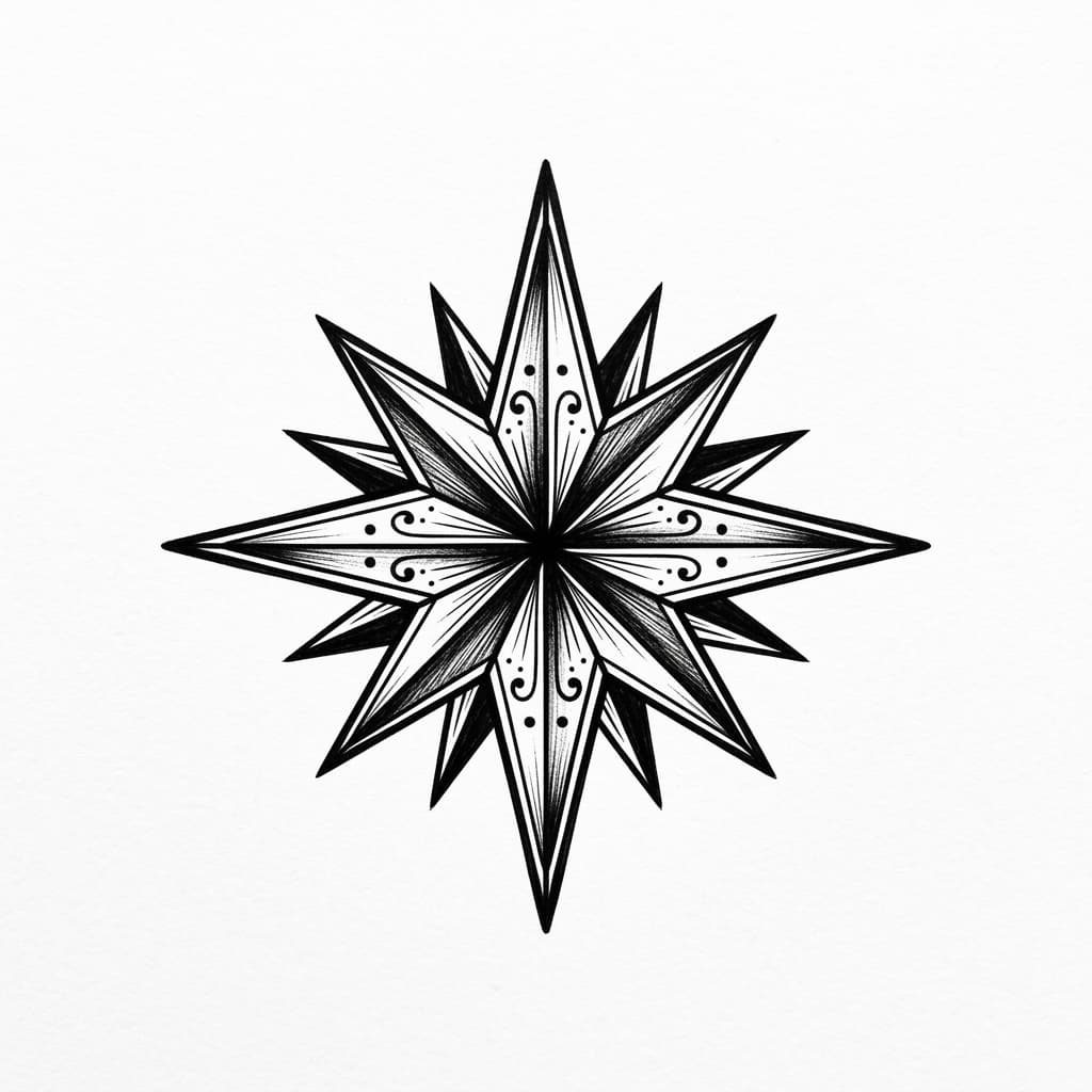 Star Tattoos tattoo design idea 15
