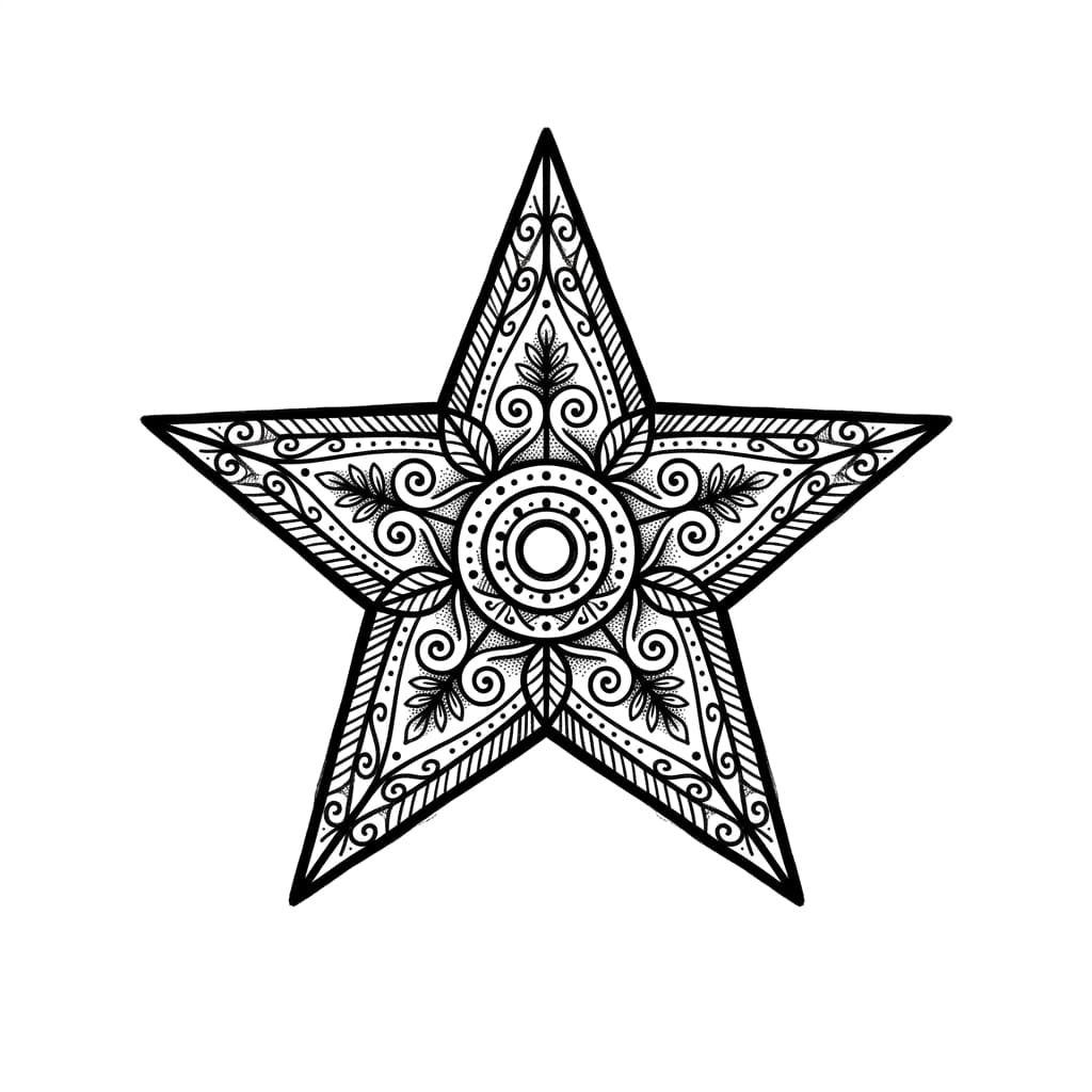 Star Tattoos tattoo design idea 17