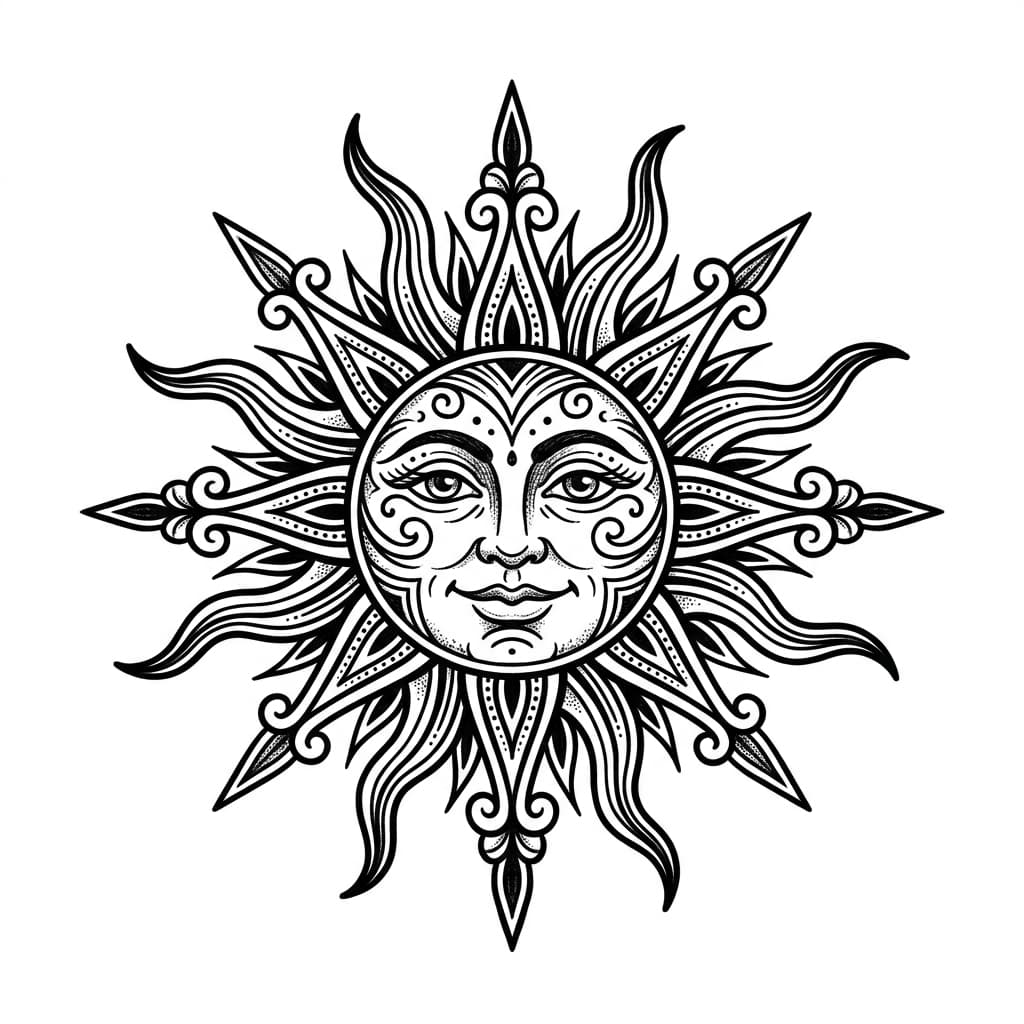 Sun Tattoos tattoo design idea 1
