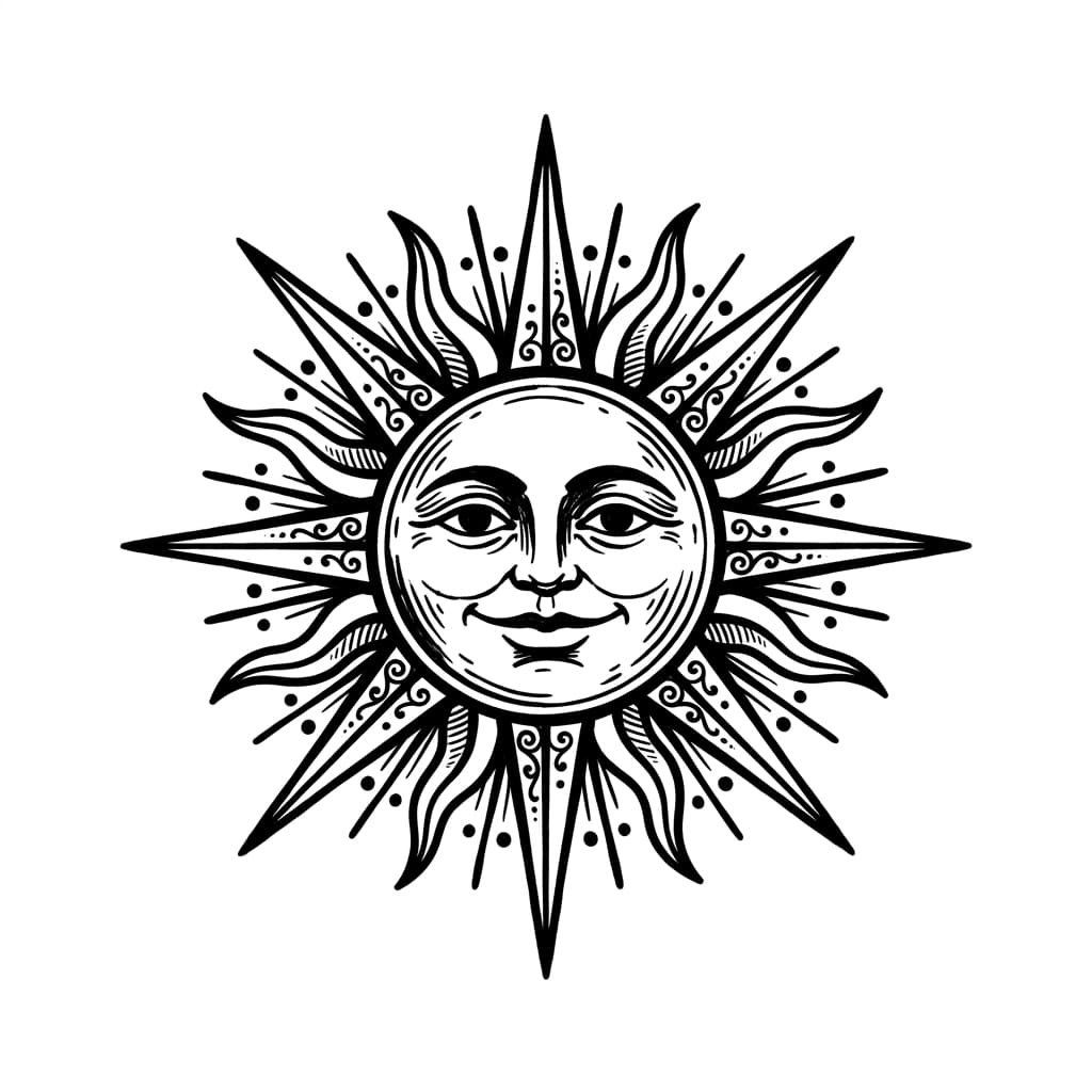 Sun Tattoos tattoo design idea 7