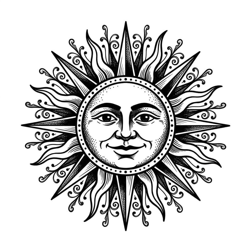 Sun Tattoos tattoo design idea 8
