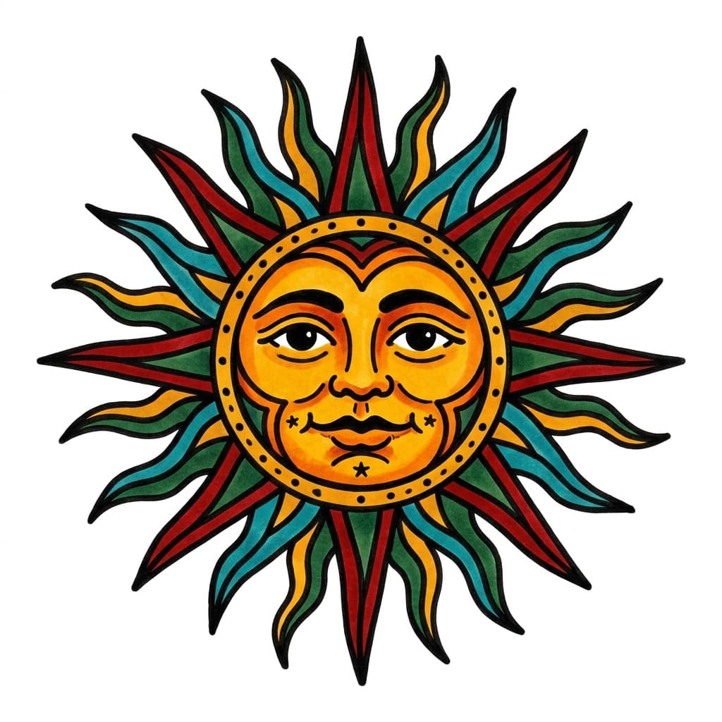 Sun Tattoos tattoo design idea 10