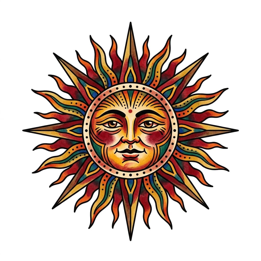 Sun Tattoos tattoo design idea 11